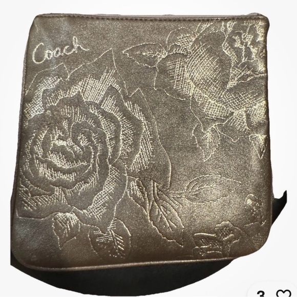 Coach Tan Floral Crossbody Bag w/Wallet - Picture 7 of 9